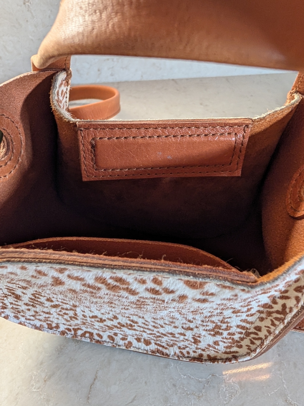 Madewell Micro Sydney Crossbody Bag in Animal Spotted Calf Hair - Picture 10 of 10